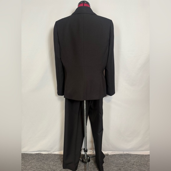 Evan Picone Pantsuit Woman's Size14 Black 2-Piece Set Blazer & Pants - Picture 2 of 14